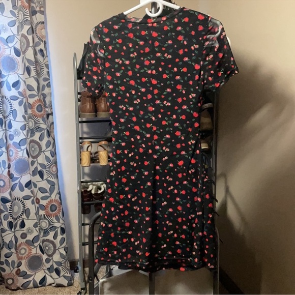 Princess Polly Floral Black Mesh Dress - Picture 4 of 8